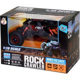Gepettoys Uzaktan Kumandalı 1:18 Rock Crawler 4x4 WD Kırmızı Araba Dayanıklı Malzeme