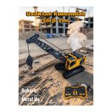 Gepettoys Uzaktan Kumandalı Full Fonksiyon Hareketli Vinç İş Makinesi ,Işıklı ,Sesli