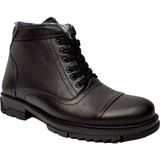Geppetto 4250 Hakiki Deri Kürklü Fashion Erkek Bot - Siyah