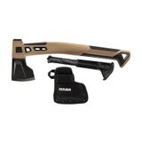 Gerber Kamp ve dış mekan balta kılıfı, Paracord ve saklama bölmeli, bushcraft balta, sertleştirilmiş çelik, PTFE kaplamalı, kahverengi, 31-003789