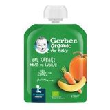 Gerber Organic Muz Bal Kabağı Püre 90 g
