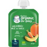 Gerber Organik 90 gr Muzlu Havuçlu Bal Kabağı Püresi