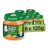 Gerber Organik Bal Kabağı ve Tatlı Patates Püresi 125 gram x 6