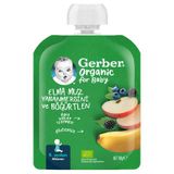 Gerber Organik Meyve Püresi 90 G Muz&Yaban Mersini&Böğürtlen 5'Li Avantaj Paketi