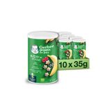 Gerber Organik Pirinçli Buğdaylı Muzlu 10x35 gr Bebek Atıştırmalığı