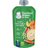 Gerber Organik Yulaf Havuç Elma Bal Kabağı Püresi 110 g