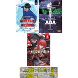 Gerçeğin Peşinde + Ada + Kılıç ve Pislik 3'lü Çizgi Roman & Manga Seti + Mat. Öğreten Cetvel