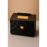 Gerçek Ahşap Taşınabilir Şarjlı Bluetooth Hoparlör Subwoofer Ses Sistemi