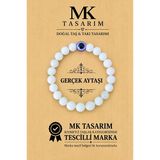 Gerçek Aytaşı Bileklik Mk.7000.859- Rahatlık-Dinginlik-Enerji- Stres Bilekliği- Renkleri Boya Değildir -Kendi Rengidir