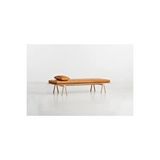 Gerçek Deri Level Daybed Kahverengi