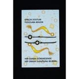 Gerçek Dostlar Yıldızlara Benzer - Arkadaş Şans Bilekliği - 001-Renkli