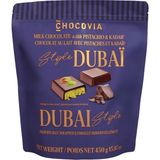 Gerçek Dubai Lezzeti: Chocovia Fıstık Dolgulu & Kadayıflı Premium Çikolata 450(GR) - 450 gr