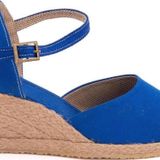 Gerçek Elişi Topuğu Açık Burnu Hasırlı Bilekten Bantlı Dolgu Topuk Keten Hasır Espadril Handmade