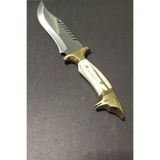 Gerçek Geyik Boynuzu Av Bıçağı 4034 Çelik Tam Kuyruk (33.5 Cm)