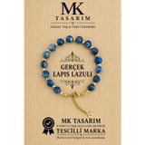 Gerçek Lapis Lazuli Taşı Bileklik 11000.003