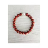Gerçek Red Jasper Taşı - İnci Bileklik – Mkt.1.101.41- Pozitif Enerji Seninle