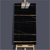 Gerçek Trend 30 x 60 Kendinden Yapışkanlı Gri Mermer Desen Kauçuk Taban Duvar Kaplama Pvc Panel