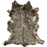Gerçek Uzun Tüylü Koyun Postu - Naturel Uzun Tüylü Koyun Postu - Doğal Post Paspas - Renkli - 50 x 60 cm