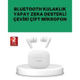 Gerçek Zamanlı Çeviri Özellikli Kablosuz Kulaklık Profesyonel Kullanım