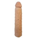 Gerçekçi Melez Penis Kılıfı Et Dokusunda 17 cm
