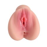 Gerçekçi Suni Vajinal Anal Çift Girişli Mastürbatör 18Cm 500Gr