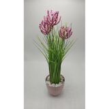 Gerçekçi Yapay Çiçek 45cm Saksılı (Model-5)