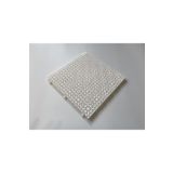 Gerçektrend Beyaz,kare Desenli Ortopedik Plastik Yer Karosu Zemin Döşemesi Yer Izgarası 33x33 1 M2 (9 Adet)