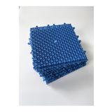 Gerçektrend Mavi, Plastik Kırılmaz Yer Karosu Zemin Kaplaması 1 M2 ( 16 Adet ) 25 X 25 Cm