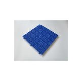 Gerçektrend Mavi,kare Desenli Ortopedik Plastik Yer Karosu Zemin Döşemesi Yer Izgarası 33x33 1 M2 (9 Adet)