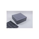 Gerçektrend Parke Desenli Sert Plastik Yer Karosu Banyo Zemin Döşemesi Yer Izgarası 30x30 1 M2 (11 ADET)