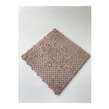 Gerçektrend Pembe, Çini Desenli Ortopedik Plastik Yer Karosu Zemin Döşemesi Yer Izgarası 33x33 1 M2 (9 Adet)