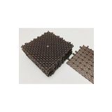Gerçektrend Plastik Kırılmaz Yer Karosu Zemin Kaplaması Banyo Yer Döşemesi 25x25, (3 Adet)