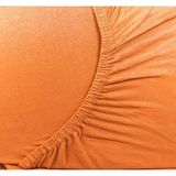 Gercella Cotton (Pamuk) 120 x 200+30 cm Fitted (Lastikli) Tek Kişilik Turuncu Çarşaf Bed Sheet - 120X200+30CM