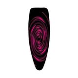 Gercella Luxury Rose Ütü Masası Kılıfı Bezi Örtüsü (50x135cm) Siyah