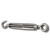 Gerdirme Somunu Tel Gerdirme Aparatı, 304 Stainless Steel Hook And Eye Turnbuckle Wire Tensioner M4 M5 M6 M8 M10 Garden Fence(OC type,M5)