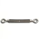 Gerdirme Somunu Tel Gerdirme Aparatı, 304 Stainless Steel Hook And Eye Turnbuckle Wire Tensioner M4 M5 M6 M8 M10 Garden Fence(OO type,M10)