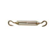 Gerdirme Somunu Tel Gerdirme Aparatı, 304 Stainless Steel Wire Tensioner Turnbuckle M4 M5 M6 M8 Hook Eye For Garden Fence(C to C,M5)