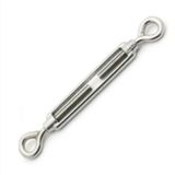 Gerdirme Somunu Tel Gerdirme Aparatı, 304 Stainless Steel Wire Tensioner Turnbuckle M4 M5 M6 M8 Hook Eye For Garden Fence(O to O,M8)
