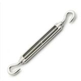 Gerdirme Somunu Tel Gerdirme Aparatı, Wire Rope Tensioner Turnbuckle 304 Stainless Steel Hook Eye M4 M5 M6 M8 For Garden Fence And Curtain(C to C,M5)