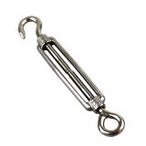 Gerdirme Somunu Tel Gerdirme Aparatı, Wire Tensioner Turnbuckle 304 Stainless Steel M4-M24 Hook Eye For Garden Shade Net Fence(OC Type,M18)