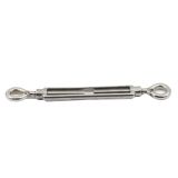 Gerdirme Somunu Tel Gerdirme Aparatı, Wire Tensioner Turnbuckle 304 Stainless Steel M4-M24 Hook Eye For Garden Shade Net Fence(OO Type,M14)