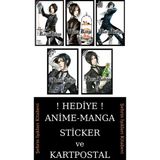 Gerekli Şeyler Yayıncılık Kara Kahya 1-2-3-4-5 Manga Seti (5 Kitap) / Black Butler / Anime-Manga Sticker ve Kartpostal Hediye
