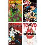 Gerekli Şeyler Yayıncılık Manga Banşlangıç Seti 4'lü Set / Chainsaw Man - Iblis Keser - Tokyo Revengers - Jujutsu Kaisen