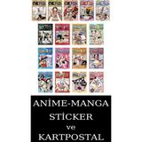 Gerekli Şeyler Yayıncılık One Piece 1-2-3-4-5-6-7-8-9-10-11-12-13-14-15-16-17 Manga Seti (17 Kitap) / Anime-Manga Sticker ve Kartpostal