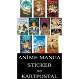 Gerekli Şeyler Yayıncılık Vadedilmiş Yokyer 1-2-3-4-5-6-7-8-9-10 Manga Seti (10 Kitap) / Anime-Manga Sticker ve Kartpostal Hediyeli