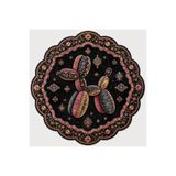 Gergef House Animal Serisi Desenli Dijital Baskı Keçe Tabanlı Modern Dekoratif Halı