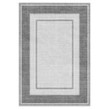 Gergef House Soft Frame Desenli Dokuma Taban Modern Dekoratif Halı