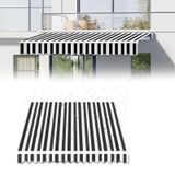 Geri çekilebilir teras tentesi için bu yedek kumaş (çerçevesiz), %100 polyester, 280 g, pencere, kapı, güneş şemsiyesi, dış mekan, bahçe, rüzgar ve UV ışınlarına dayanıklı
