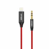 GERLAX Örgülü Tak Çalıştır İphone AUX Kablo 3.5 mm aux lightning Araç Ses Kablosu Muhteşem Ses