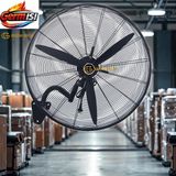 Germ Isı Germısı Grow Ky 30INÇ 82CM Mega Boy Duvar Tipi Endustriyel Vantilatör 240WATT Turbo Motor